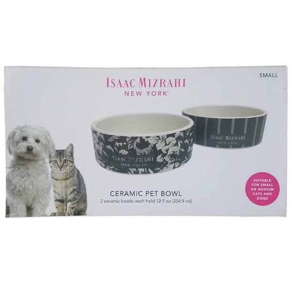 Isaac Mizrahi Other - 🆕Isaac Mizrahi Ceramic Pet Bowl Set Isaac Mizrahi Other - 🆕Isaac Mizrahi Ceramic Pet Bowl Set